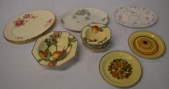 Royal Doulton bowls, Poole plates & vari