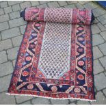 Handwoven Persian runner 402cm x 95cm