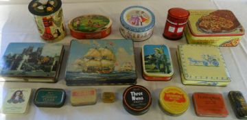 Various tins