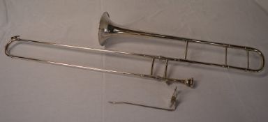 Hawkes trombone in case