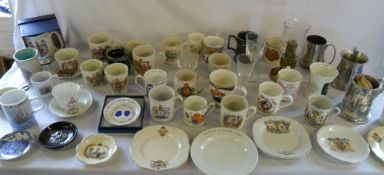 Assorted commemorative ware