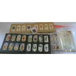 Cigarette cards inc 'regiments', 'garden