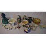 Ceramics including Portmeirion botanical