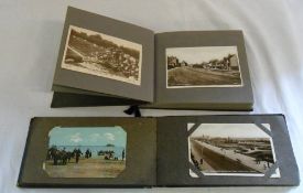 2 postcard albums containing Lincolnshir