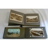 2 postcard albums containing Lincolnshir