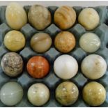 Various stone eggs