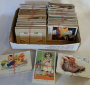 18 x bundles of 50 miscellaneous postcar