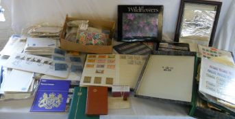 Sel. stamp albums, F.D.C & loose stamps