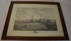 18th century framed engraving of Thomas