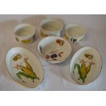 5pc of Royal Worcester Evesham & one sim