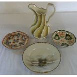 Various ceramics including 19th century
