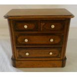Miniature Victorian chest of drawers