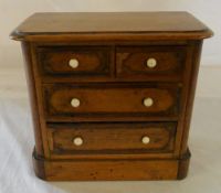 Miniature Victorian chest of drawers