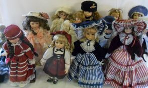 Approx 35 dolls including Leonardo