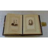 Small Victorian photo album