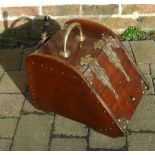 Victorian coal box with shovel