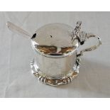 Silver mustard pot London 1854 Maker Cha