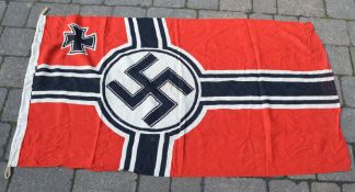 WWII German Nazi Kriegsmarine naval flag