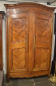 French provincial armoire with shelved i