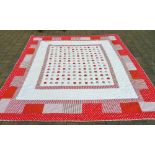 Patchwork quilt 95" x 104"