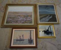 4 pictures including two nautical scenes