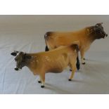 Beswick Jersey Bull and cow