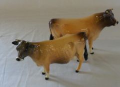 Beswick Jersey Bull and cow