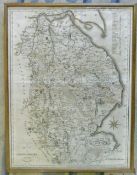 Lincolnshire map from 1789 43 cm x 56 cm