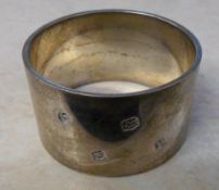 Silver napkin ring Sheffield 1946 Maker