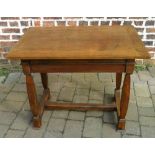 Old oak occasional table