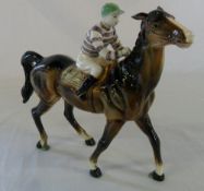 Beswick horse and jockey (AF)