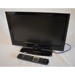 Linsar 19" LED Television with remote control. Model number 19LED504, 45w