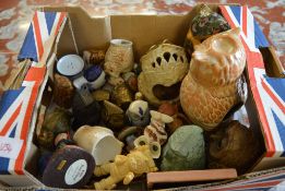 Box of owl figures