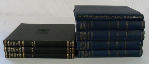 4 volumes of Motor Repair & Overhauling