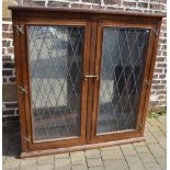 Glass shelving cupboard, Country Heritage made by Stones Brothers, East Halton