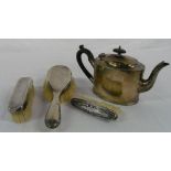 Silver teapot London 1930 total weight 1
