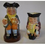 Royal Doulton 'Jolly Toby' & 'Happy John