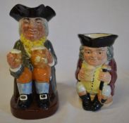 Royal Doulton 'Jolly Toby' & 'Happy John