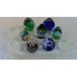 Various Caithness paperweights (10)