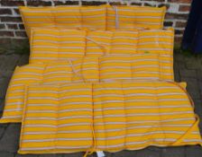 4 garden sun lounger cushions