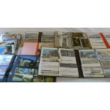 Various Postcard albums containing mainl