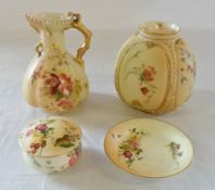 4 Royal Worcester blush ivory consisting