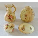 4 Royal Worcester blush ivory consisting