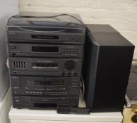 Sony LBT-D117 stack system with remote control