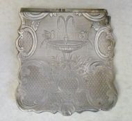 Silver card case (missing lid) Birmingha
