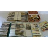 Postcard albums inc Bamford cards