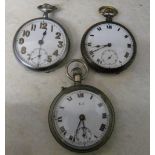 3 pocket watches