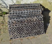 Cast iron grates