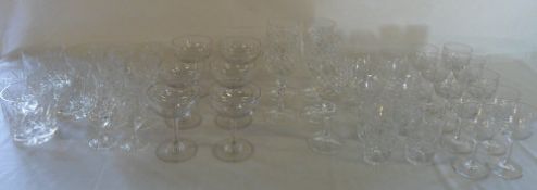 Assorted glassware