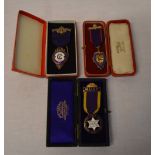 3 Manchester Unity Oddfellows medals, 2